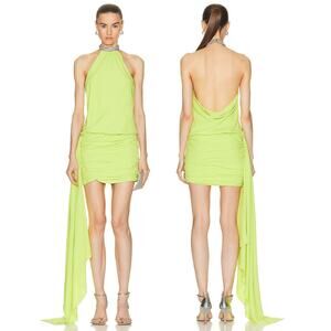 Nue Studio Iris Mini Dress Crystal Embellished Party Cocktail Gala FWRD Sz 8